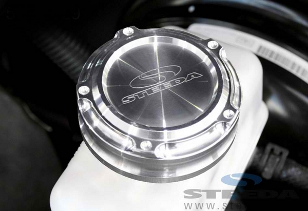 Steeda Billet Mustang Brake Cap Cover - Steeda Logo (05-14)